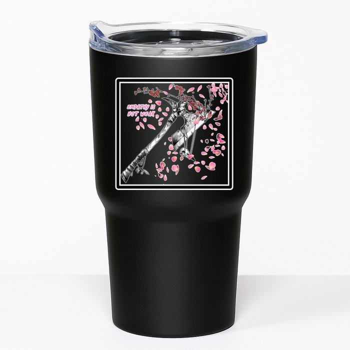 Empathy Is Not Weak Animae e Axe Floral Tumbler
