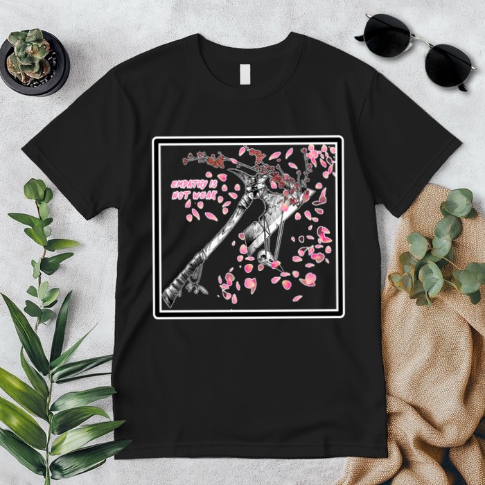Empathy Is Not Weak Animae e Axe Floral Premium T-Shirt