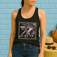 Empathy Is Not Weak Animae e Axe Floral Womens Tank Top