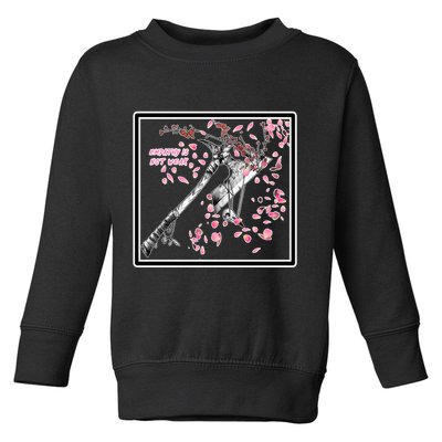 Empathy Is Not Weak Animae e Axe Floral Toddler Sweatshirt