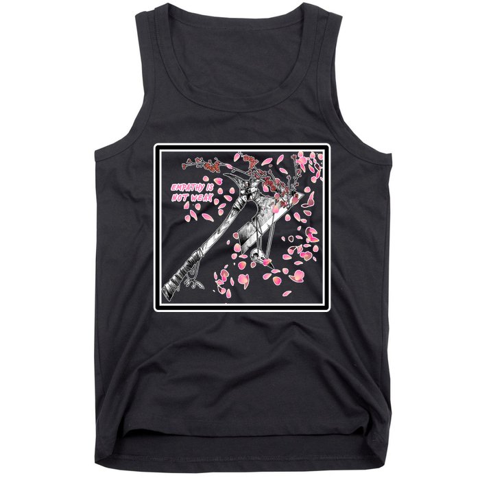 Empathy Is Not Weak Animae e Axe Floral Tank Top