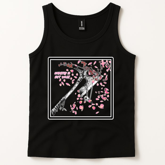 Empathy Is Not Weak Animae e Axe Floral Tank Top