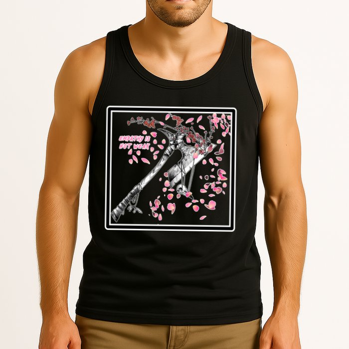 Empathy Is Not Weak Animae e Axe Floral Tank Top