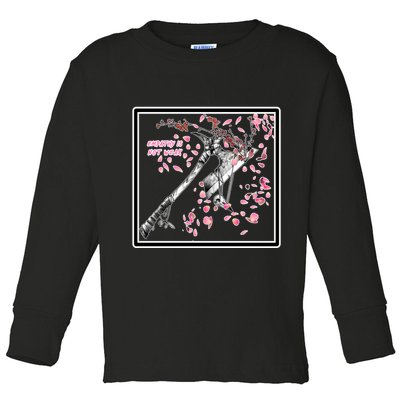 Empathy Is Not Weak Animae e Axe Floral Toddler Long Sleeve Shirt