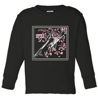 Empathy Is Not Weak Animae e Axe Floral Toddler Long Sleeve Shirt