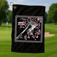 Empathy Is Not Weak Animae e Axe Floral Golf Towel