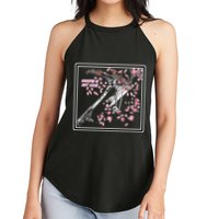 Empathy Is Not Weak Animae e Axe Floral Women's Perfect Tri Rocker Tank