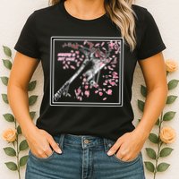 Empathy Is Not Weak Animae e Axe Floral Womens T-Shirt
