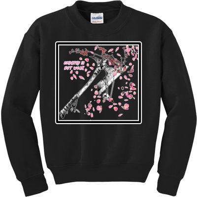 Empathy Is Not Weak Animae e Axe Floral Kids Sweatshirt