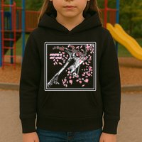 Empathy Is Not Weak Animae e Axe Floral Kids Hoodie