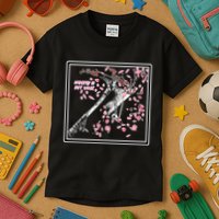 Empathy Is Not Weak Animae e Axe Floral Kids T-Shirt