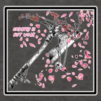 Empathy Is Not Weak Animae e Axe Floral Vector Backpack