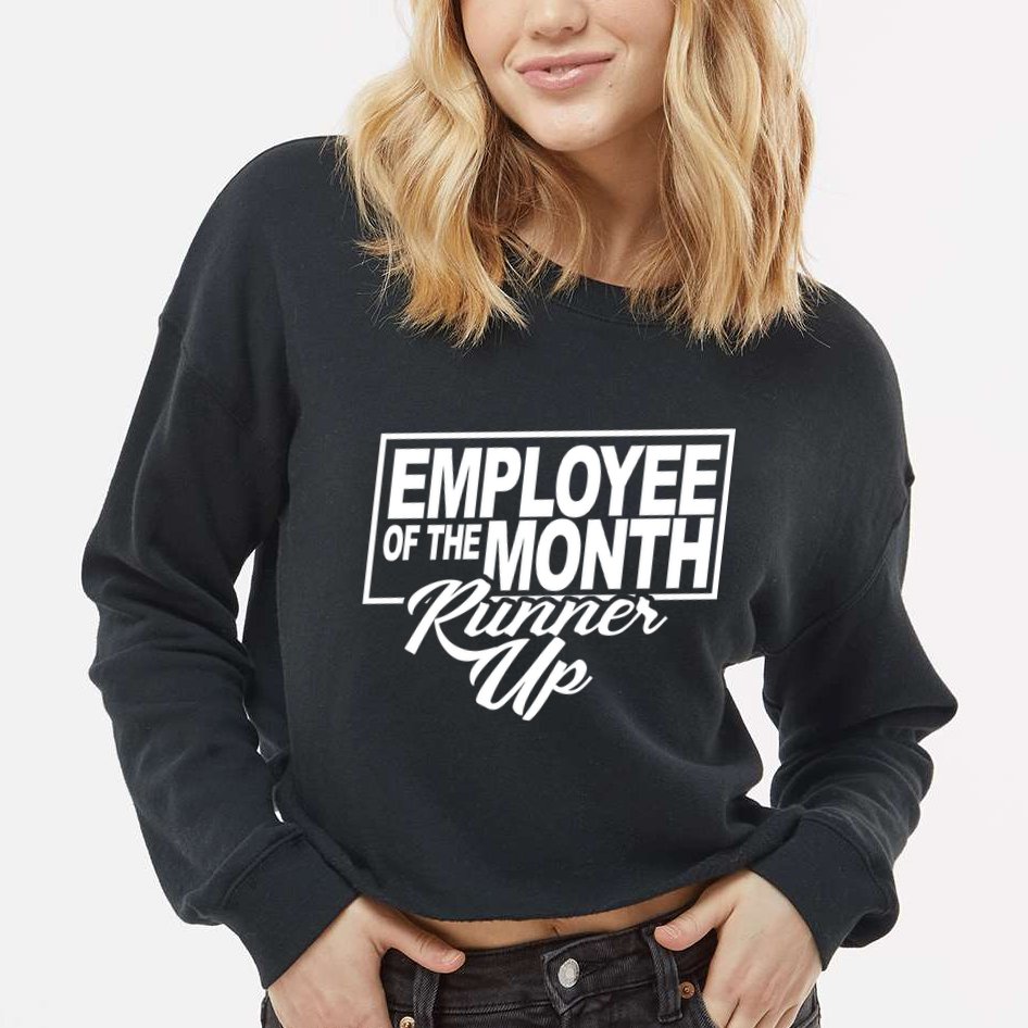 Employee Of The Month Runner Up Cropped Pullover Crew