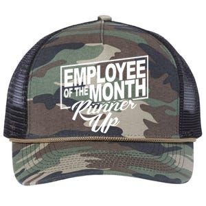 Employee Of The Month Runner Up Retro Rope Trucker Hat Cap