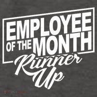 Employee Of The Month Runner Up Vector Backpack