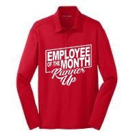 Employee Of The Month Runner Up Silk Touch Performance Long Sleeve Polo