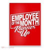 Employee Of The Month Runner Up Poster