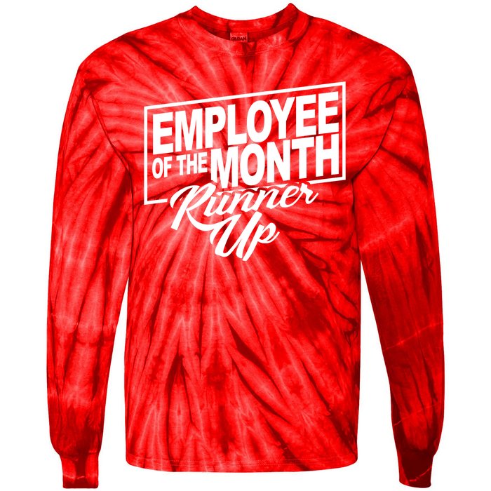 Employee Of The Month Runner Up Tie-Dye Long Sleeve Shirt