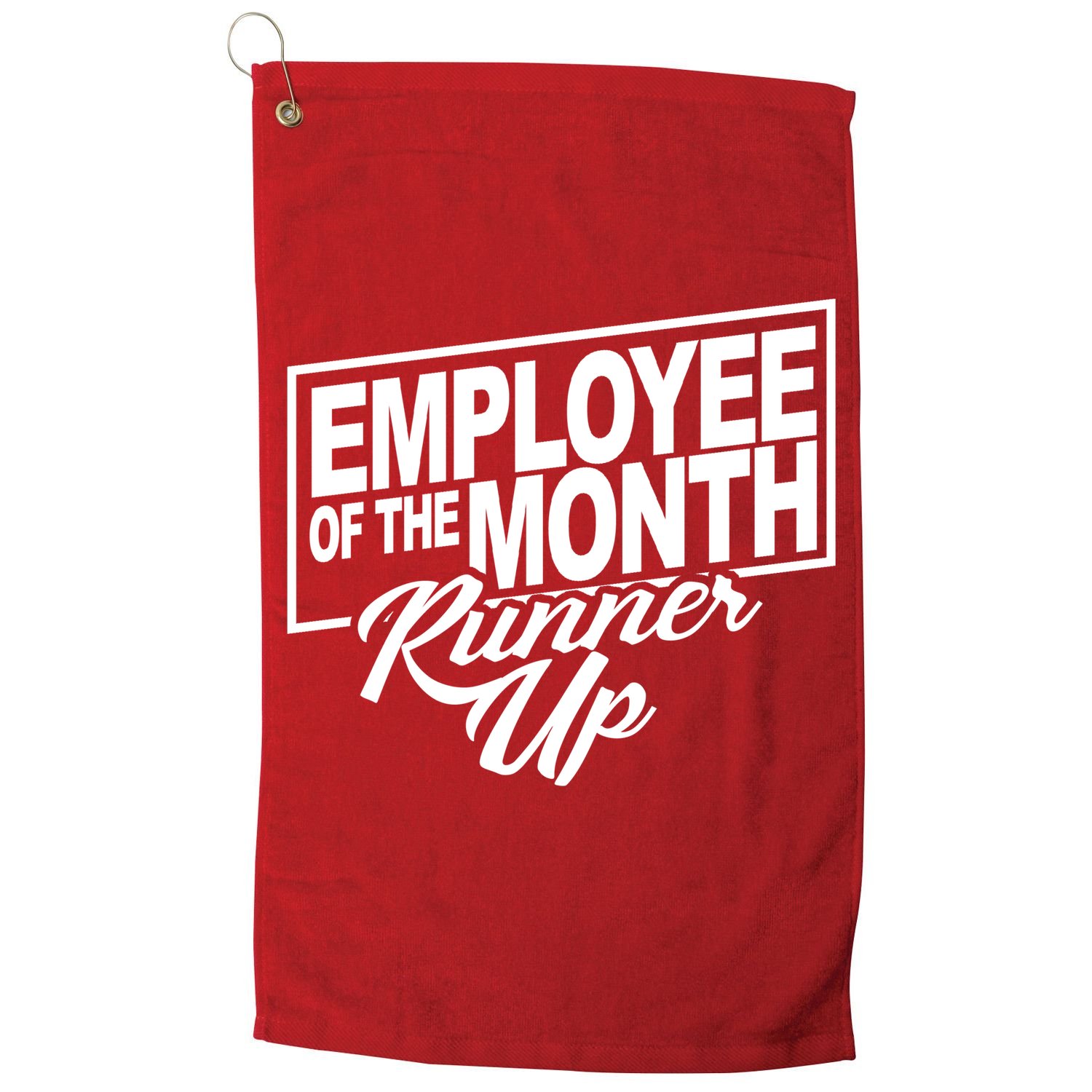 Employee Of The Month Runner Up Golf Towel