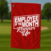Employee Of The Month Runner Up Golf Towel