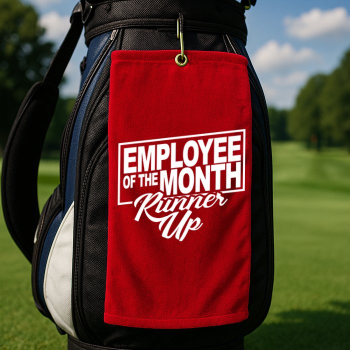 Employee Of The Month Runner Up Golf Towel