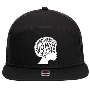 Empowered Women 7 Panel Mesh Trucker Snapback Hat