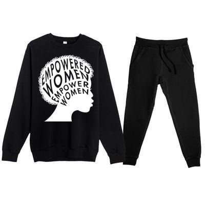 Empowered Women Premium Crewneck Sweatsuit Set