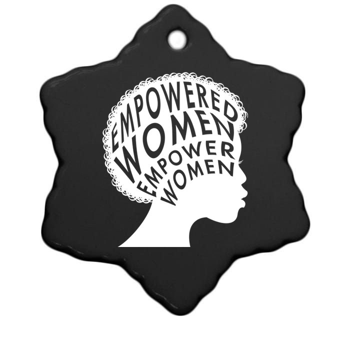 Empowered Women Ceramic Star Ornament