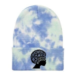 Empowered Women Tie Dye 12in Knit Beanie