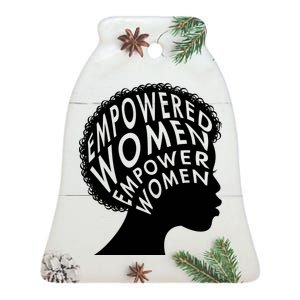 Empowered Women Ceramic Bell Ornament