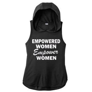 Empowered Women Empower Women Ladies PosiCharge Tri-Blend Wicking Draft Hoodie Tank