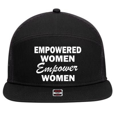 Empowered Women Empower Women 7 Panel Mesh Trucker Snapback Hat