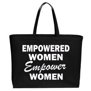 Empowered Women Empower Women Cotton Canvas Jumbo Tote