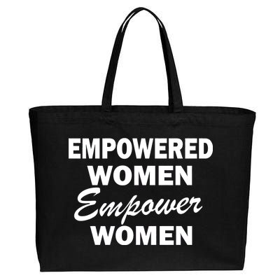 Empowered Women Empower Women Cotton Canvas Jumbo Tote