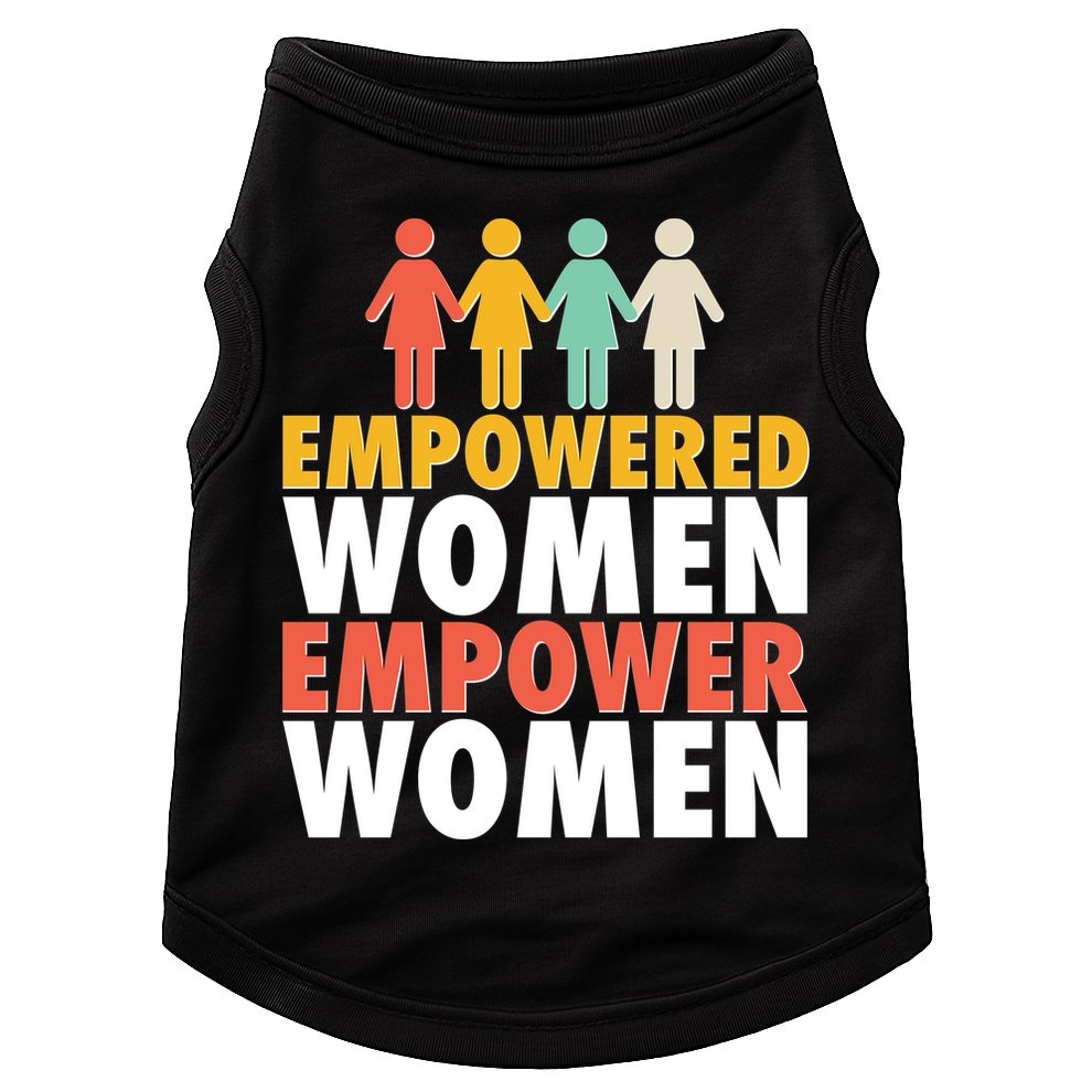 Empowered Women Empower Women Vintage colors Doggie Tank