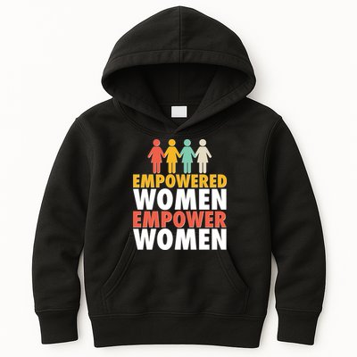 Empowered Women Empower Women Vintage colors Kids Hoodie