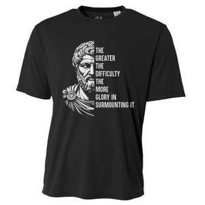 Epictetus Motivational Quote Greek Stoic Philosopher Cooling Performance Crew T-Shirt