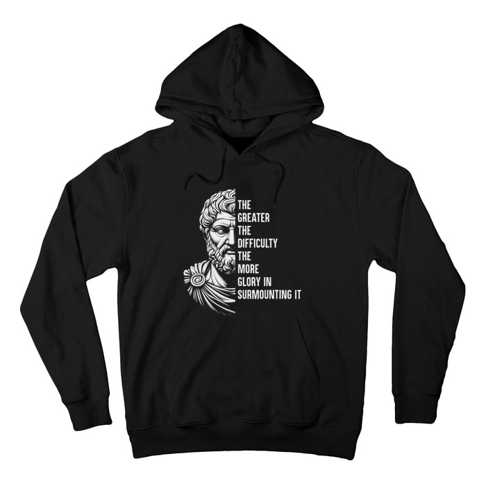 Epictetus Motivational Quote Greek Stoic Philosopher Hoodie