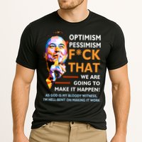 Elon Musk Quote Optimism Pessimism Performance Shirt