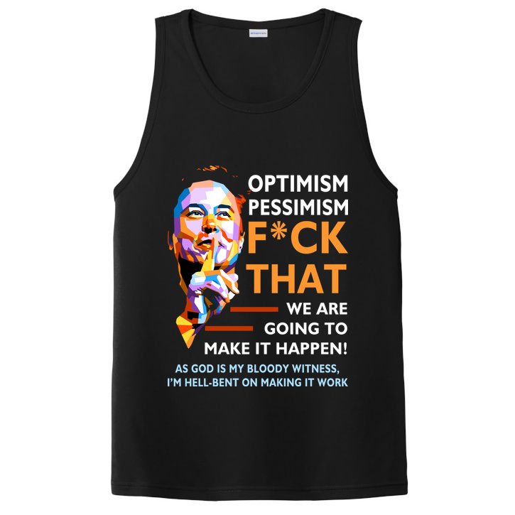 Elon Musk Quote Optimism Pessimism PosiCharge Competitor Tank