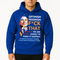 Elon Musk Quote Optimism Pessimism Hoodie