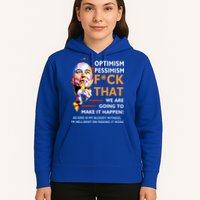Elon Musk Quote Optimism Pessimism Hoodie