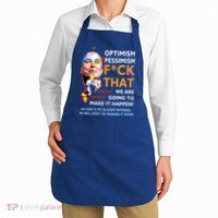 Elon Musk Quote Optimism Pessimism Apron
