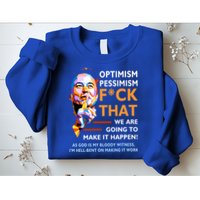Elon Musk Quote Optimism Pessimism Sweatshirt