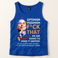 Elon Musk Quote Optimism Pessimism Tank Top