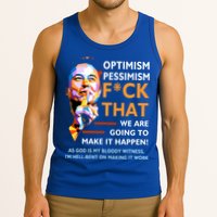 Elon Musk Quote Optimism Pessimism Tank Top