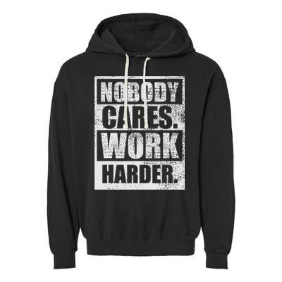 Entrepreneur Motivation Quotes Success Work Garment-Dyed Fleece Hoodie