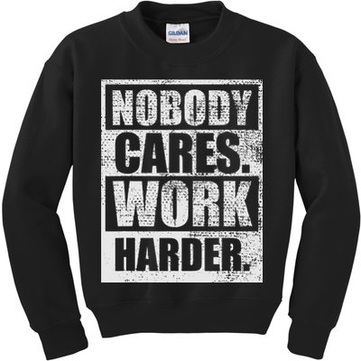 Entrepreneur Motivation Quotes Success Work Kids Sweatshirt