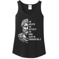 Epictetus Motivational Quote Greek Stoic Philosopher Ladies Essential Tank