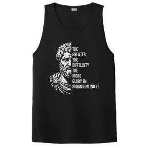 Epictetus Motivational Quote Greek Stoic Philosopher PosiCharge Competitor Tank